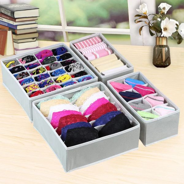 Sous-vêtements Bra Chaussettes Box Box Cabinet Drawer Organizer chaussettes Écharpe Organisateur de sous-vêtements Boîte Armoire Armoire Organisateur Organisateur de stockage Organisateur