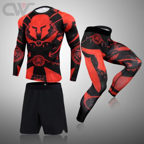 Brand de ropa interior Hombres Sportswear Sport Sport Traits Compression Underwear Base Base Base Clothing Rashguard Male Sweet Gym Running Camiseta