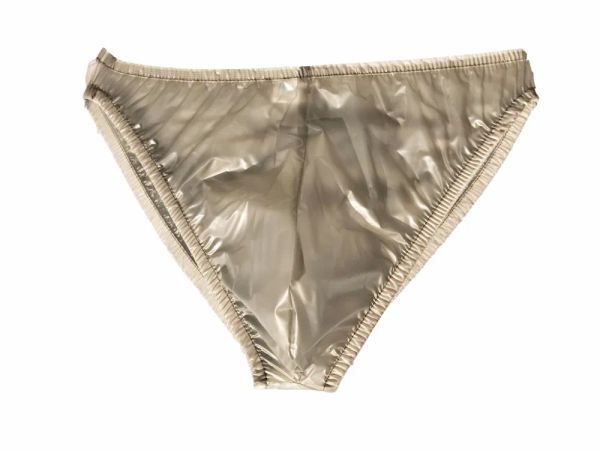 Ropa interior haian gstring para hombres PVC para ropa interior negro transparente st012t