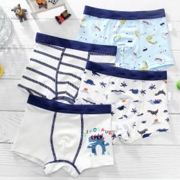 Sous-vêtements New Arrivé Boys sous-vêtements livraison gratuite Fashion Kids Characon Coton Children Children Boxer Pattie 4pcs / Lot 311year 110170