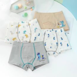 Sous-vêtements nouveaux sous-vêtements de dessin de dessin de la mode pour enfants garçons coton enfants respirant des caisses mignonnes mignonnes baby-botties boxers 4 8 12 ans