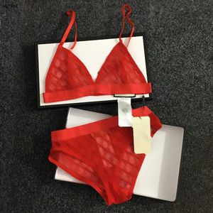 Sous-vêtements costume designer femmes Lingerie dentelle maille soutien-gorge sous-vêtements sous-vêtements triangulaires avec boîte décembre 08 nouveautés