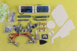 Onvolledige DIY Elektrische Gitaar Kit Gitaar Hardware Pickup Bridge Tail Staartje