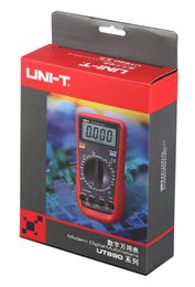 Multimètre numérique UNI-T UT890C UT890D PLUS Ampèremètre True RMS AC DC Volt Courant Température Résistance Capacité Testeur de fréquence