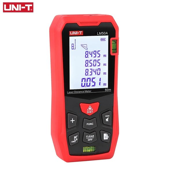 UNI-T LM50A LM70A LM100A LM120A Mini télémètre Laser portable infrarouge pièce extérieure Instrument de mesure règle électronique