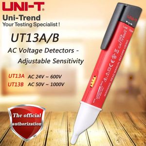 UNI-T UT13A UT13B detector de voltaje de CA sensibilidad ajustable zumbador vibración de flash detección automática pantalla de bajo voltaje