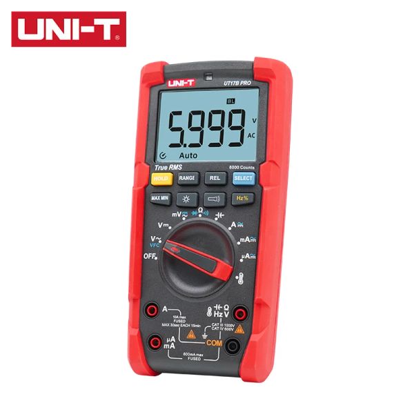 UNI-T UT15B Pro UT17B Pro UT18B Pro True RMS Digital Multimeter Tester Rango automático VFC HZ Resistente de condensador Medidor de electricista