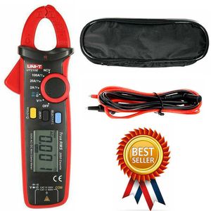 UNI-T UT210E Digitale klemmeter Ammeters Temperatuurspanningstester LCD AC/DC NCV True RMS Multimeter mini-meter.