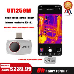 Caméra thermique UNI-T UTI256M pour le téléphone Android Type C IR Résolution 256x192 25Hz Imageur infrarouge Enregistrement vidéo en temps réel
