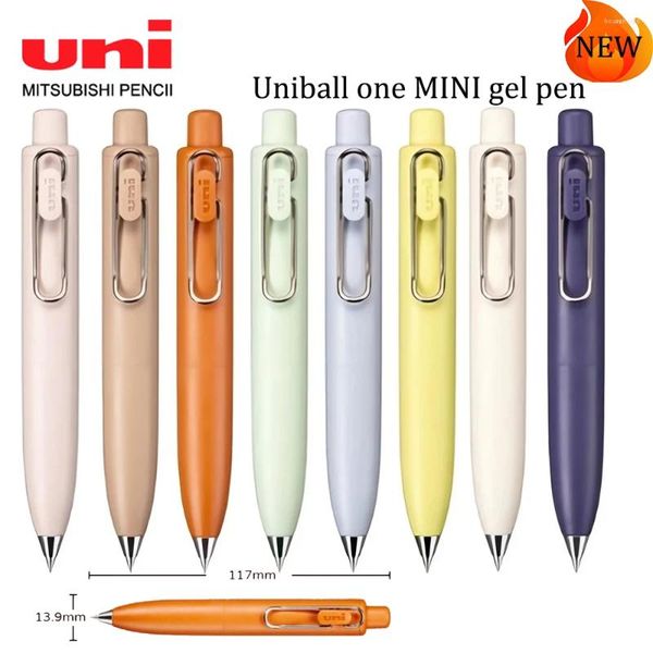 Uniball One MINI bolígrafo de Gel UNS-SP bolígrafo negro de 0,5mm de secado rápido impermeable lindo material de oficina escolar papelería