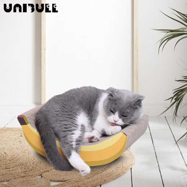 UNIBULL Cat Scratch Pad Pet Toy Fournitures Conseil Intérieur Grind Jouets Accessoires Grind Griffe Jouet 210929