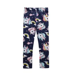 Unicorn Girls Leggings Elastische Skinny Kids Broek Katoenen Kinderkleding Giraffe 20220303 Q2