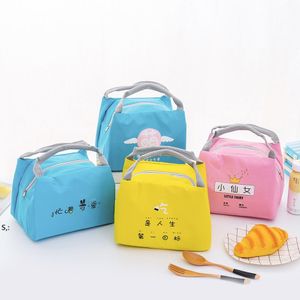 Eenhoorn Draagbare Lunch Bag Thermische Geïsoleerde Box Tote Cooler Bento Pouch Container School Food Storage Bags BBE13796