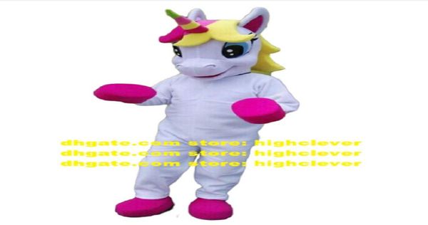 Unicorn Rainbow Pony Flying Horse Mascot CARTE de dibujos animados para adultos Minipink Top Marketplace Hyperignmarket CX0047167890