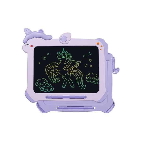 Toys Unicorn pour filles 3 + 4 5 6 7 8 ans, tablette d'écriture LCD colorée pour enfants Effrayable Doodle Drawing Board, éducation des jouets d'apprentissage Cadeau d'anniversaire de Noël