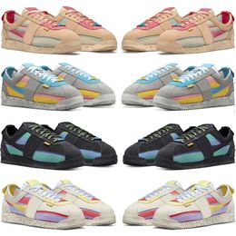 Union X Cortez Zapatillas de running Zapatillas de deporte para hombre Black White Light Aqua Collection Metallic Red Gold Spring Pack Forrest Gump Oregon Hombres Mujeres Zapatillas deportivas