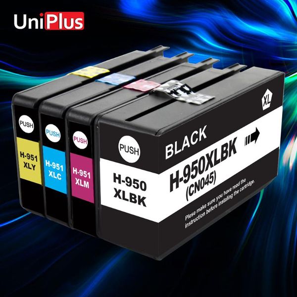 UNIPLUS 950xl Reemplazo de cartucho de tinta nuevo 950 -950 950 XL para impresora OfficeJet 251DW 276DW 8620 8630 8640 8616 8625