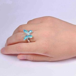 Unieke Animal Imitation Opal Ringen Kleurrijke Emaille Statement Sieraden Cocktail Ringen Boheemse Bruiloft Q7W0 G1125