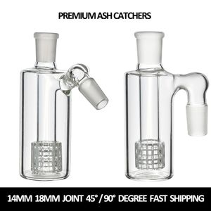 Unique bong ash catcher narguilé 14mm 18mm 45/90 degrés mâle joint bol matrice barboteur plate-forme pétrolière pipe à fumer