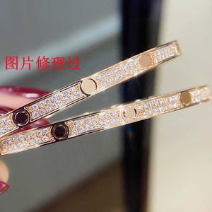 Bracelet à charme unique conçu pour les amants Gold High Love Bracelet étoile du ciel complet étroit Bracelet 18K Rose avancée avec Cartter de logo original