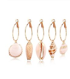 Boucles d'oreilles longues colorées classiques longues Femmes Girljewelry Bohême européenne Boucles d'oreilles en ligne blanche GB8921152751