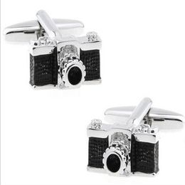Uniek ontwerp camera manchetknopen voor heren koperen manchetknoop bruiloft manchetknopen mode-sieraden kerstcadeau C053313w