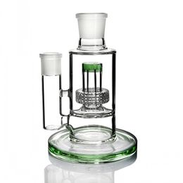 bouw een bong middelste glazen bong clear blue green arm tree inline perc middle bongs recycler