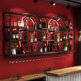 Unieke display bar kast cocktail modern commercieel buffet wijnkasten omgekeerde fles cremalheira de vinho bar accessoires