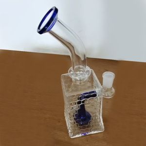 Unique Narguilés Formes Carrées Forme De Nuage Bongs 14mm Joint Femelle Bong En Verre Pommeau De Douche Percolateur Huile Dab Rigs Conduites D'eau Colorées