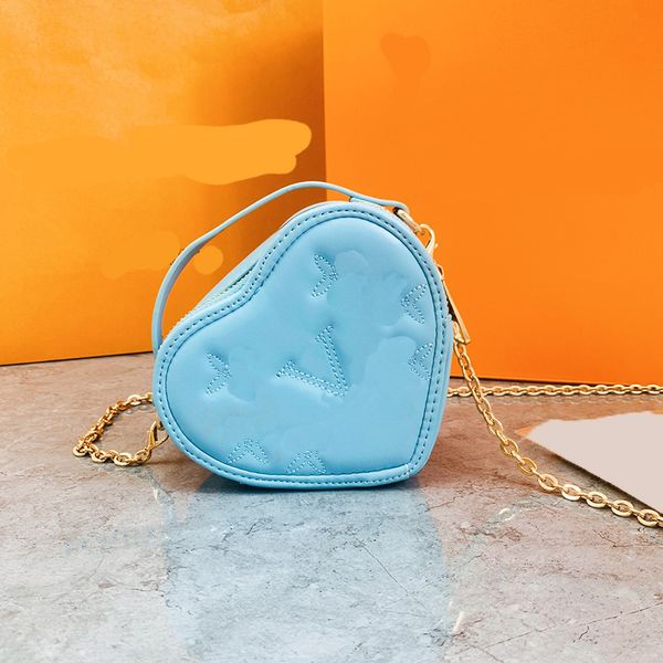 Bolso de hombro con diseño de nicho único, novedad de 2023, bolso cruzado para mujer, cadena Popular de verano, bolsos cruzados para el cuerpo, Mini en forma de corazón