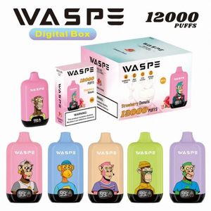 Boîte numérique Poco Fumot Vaper Unique Waspe Tornado 10000 12000 Puffs Vape 10K 12K Vape Vape singe numérique Elf Box 15000 ECIG VAPER 12K