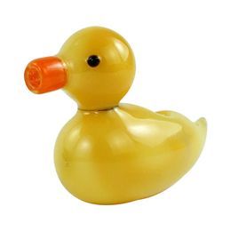 Rookpijpen Duck vorm Glas Hand vastgehouden Pijp Bubbler Tabaks Rookaccessoires Hookah Bong