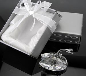 Favors de mariage uniques K9 Crystal Swan bon pour le cadeau de mariage et la douche nuptiale Favors Baby Shower pour les cadeaux d'invités S20173816842645