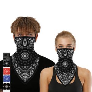 Foulard multifonction en Polyester imprimé numérique unisexe, 23.5x45cm, coupe-vent, anti-poussière, protection du cou, masque facial, pêche
