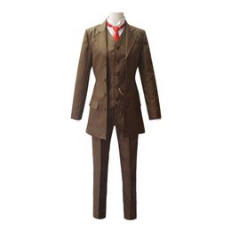 Anime unisex Cos Moriarty Cosplay traje de vestuario de Halloween trajes de uniformes de Navidad