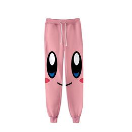 Pantalon de survêtement unisexe Anime Kirby, pantalon de jogging 3D pour hommes et femmes, vêtements Hip Hop, Pantalon de survêtement 270u