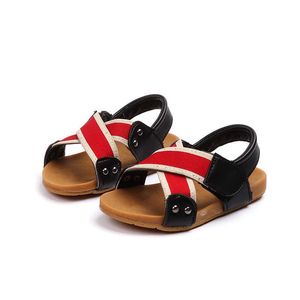 Unisex anti-slippery zomer nieuwe kinderen sandalen jongens meisjes casual strand pees soft bodem baby peuter schoenen 0202