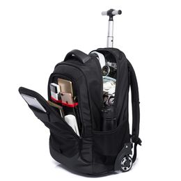 Unisex zwarte rugzakzakken lage met wielen kofferontwerper hbp dames mannen uitbreiden computer case bezoek reisbackpacks jonger weekend duffle duffle dhgate tas