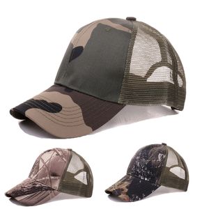 Unisex Camouflage Baseball Caps Voor Mannen Vrouwen Verstelbare Trucker Hoeden Mesh Casual Lente Zomer Pet Snapback Hoed HCS186