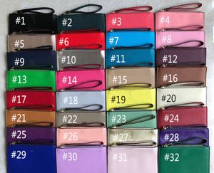 Porte-toile unisexe wallettes cartes boîtier sac à main portefeuille portefeuille de bourse extérieur sacs 32 couleurs1394832