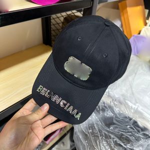 Unisex caps effen letter zware industrie water diamant ontwerper hoed pet reisfotografie straatkleding baseball cap