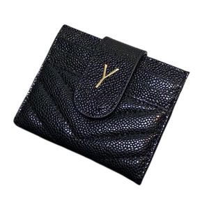 Unisex kaarthouder mode casual koppeling wallets pu gewoon creditcards clip klassieke alfabet portemonnee clip square card wallets