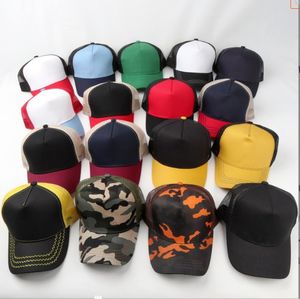 Unisexe Chapereur de camionneur à panneaux moins chers pour adulte Summer Net Baseball Cap Men Femmes Visiteur de chapeau de soleil ajusté en mailles