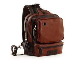 Unisex borstpakket hit kleur enkele schouderband rugtas crossbody tassen voor vrouwen mannen sling schouderbag4962569