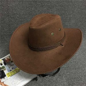 Unisex katoen cowboy hoed reizen performance caps cowgirl petten solide casual zon vizier cap vrouwen man hoed cool westerse cowboy hoeden