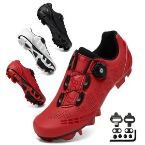 Unisexe Cycling Sneaker Mtb Chaussures avec hommes Cleat Road Dirt Bike Flat Racing Femmes Bicycle Mountain Spd Mtb Chaussures Zapatillas MTB 240518