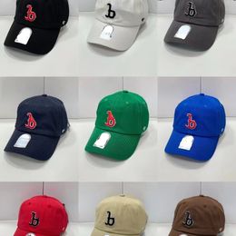 Unisex Designer Ball Caps Vintage 4 en 7 Geborduurd Label Softtop Baseball Cap Casual Cap B-letter Gebogen Rand Cap