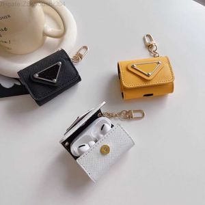 Unisex Diseñador Llavero Creativo Cuero Coche Hebilla Hebilla Mujer Monedero Bolsas Colgante Monedero Bolsa Lindo Hecho A Mano Cuero Auriculares Bolsa Llaveros 1KIW