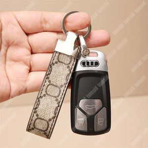 Unisex Designer Keychains Mens Mens Luxurys Key Chain Fashion Keyring roestvrij staal Kaki Key Ring Woman Bag Pendant Keyhouder