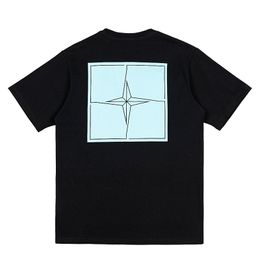 Designer unisexe hommes t-shirts knd pierre d'impression minimaliste minimale coton mâle mâle décontracté streetweve streetwear femme noir blanc haut d'été tee si